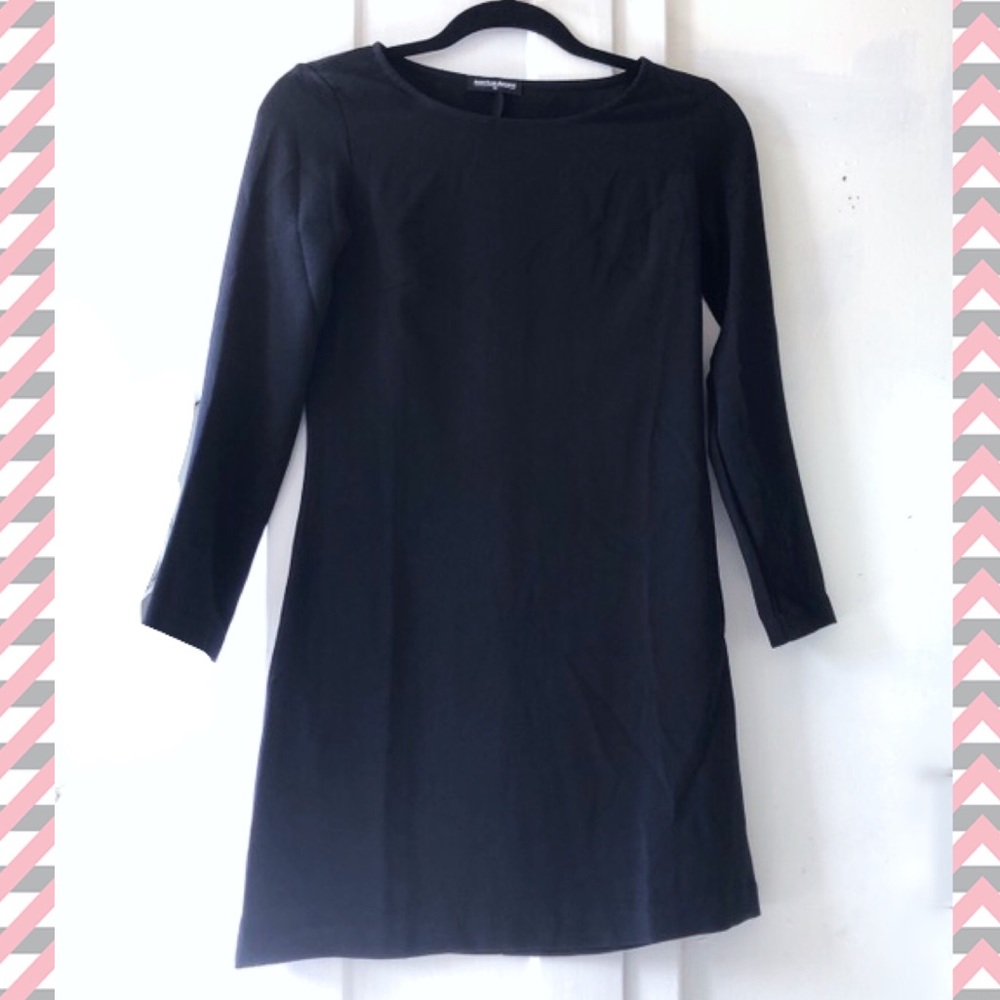 American Apparel Gia long sleeve crepe dress